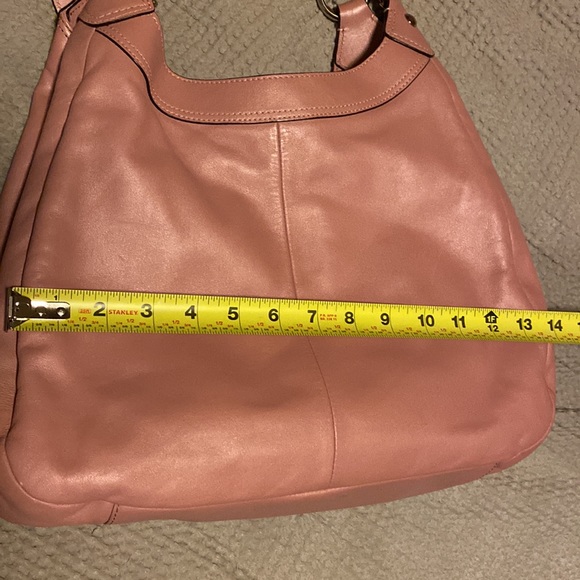 Coach Soho Lynn expandable pink leather bag & wallet. Condition 10/10. - Picture 9 of 10